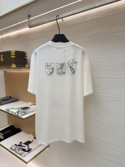 Alternative view of LV T-shirts & Vests Cotton (White-Red-Yellow-Green-Blue) S-XL A2020260613061579
