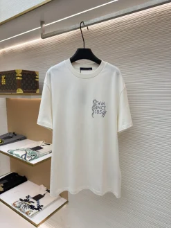 LV T-shirts & Vests Cotton (White) XS-L A3020260613102189