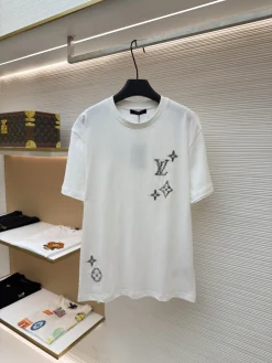 LV T-shirts & Vests Cotton (White) XS-L A3520260613005189