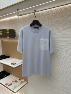 LV T-shirts & Vests Knit (Light Blue) XS-L B00202606130275109