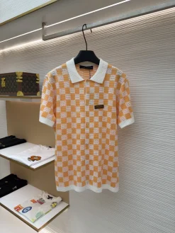LV T-shirts & Vests Knit (Orange-White) S-XL B70202606130847129