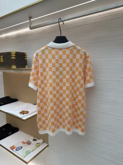 Alternative view of LV T-shirts & Vests Knit (Orange-White) S-XL B70202606130847129