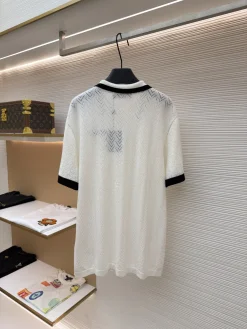 Alternative view of LV T-shirts & Vests Knit (White-Black) S-XL B25202606130503109