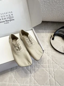 Alternative view of MAISON MARGIELA Flats & Loafers Leather (Beige) EU35-39 B70202606032419119