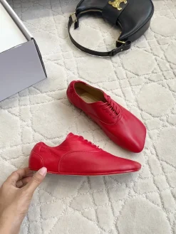 MAISON MARGIELA Flats & Loafers Leather (Red-Black) EU35-39 B70202606032420119