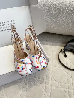 Alternative view of MAISON MARGIELA Pumps & Heels Leather (White-Multi-Color) EU35-39 B90202606032427129