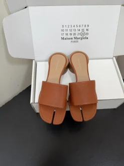 Alternative view of MAISON MARGIELA Sandals & Mules Leather (Brown) EU35-41 B60202606032434119