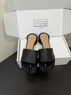 Alternative view of MAISON MARGIELA Slides & Slippers Leather (Black-Beige) EU35-41 B60202606032435119