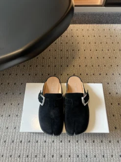 Alternative view of MAISON MARGIELA Slides & Slippers Suede (Black-Silver) EU35-41 B60202606032438119
