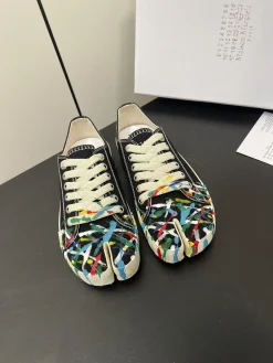 Alternative view of MAISON MARGIELA Sneakers & Trainers Canvas (Black-White-Multi) EU35-44 B80202606032442129