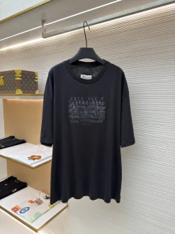 MAISON MARGIELA T-shirts & Vests Cotton (Black) S-XL A2520260613036679