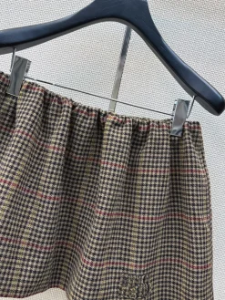 Alternative view of MIU MIU Coats & Jackets Custom Wool Check Fabric S-M-L B45202606010736119