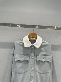 Alternative view of MIU MIU Coats & Jackets Denim S-M-L C35202606010927139