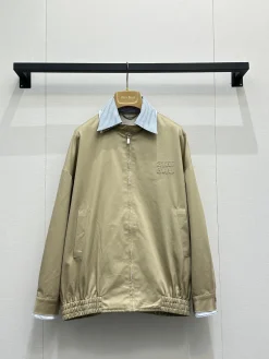 MIU MIU Coats & Jackets Polyester (Beige) S-L C75202606011601149