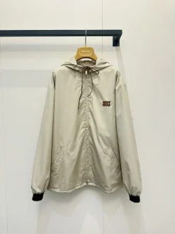 MIU MIU Coats & Jackets Polyester (Beige) S-M-L D25202606011667169