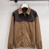 MIU MIU Coats & Jackets Polyester (Brown-Beige) S-M-L C65202606011795149