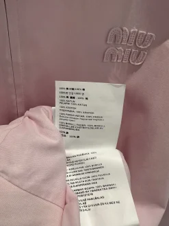 Alternative view of MIU MIU Coats & Jackets Polyester (Pink) S-M-L C10202606010012129