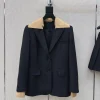 MIU MIU Coats & Jackets Wool (Black-Beige) S-M-L C45202606010737139