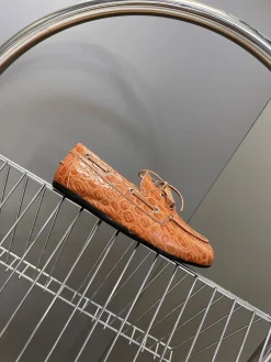 MIU MIU Flats & Loafers Crocodile Leather (Brown) EU35-41 B70202606032456119