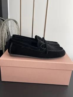 MIU MIU Flats & Loafers Suede (Black) EU35-41 B60202606032468119
