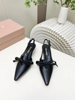 Alternative view of MIU MIU Pumps & Heels Leather (Black) EU34-41 B50202606032476119