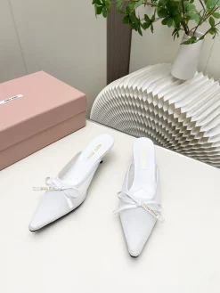 MIU MIU Sandals & Mules Leather (White) EU34-41 B0020260603248199