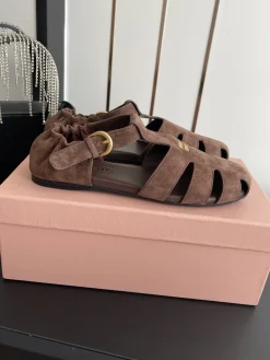 MIU MIU Sandals & Mules Suede (Brown) EU35-41 B60202606032499119