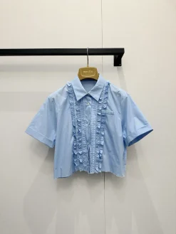 MIU MIU Shirts & Polos Cotton (Light blue) 36-40 B65202606010519119