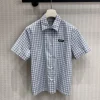 MIU MIU Shirts & Polos Cotton (White-Grey) S-M-L B15202606011765109