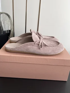 MIU MIU Slides & Slippers Suede (Pink) EU35-41 B50202606032533119