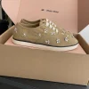 MIU MIU Sneakers & Trainers Canvas (Khaki-White-Black) EU35-40 B60202606032540119