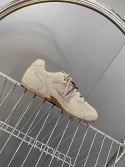 MIU MIU Sneakers & Trainers Suede-Mesh (Beige-Brown) EU35-40 B90202606032591129