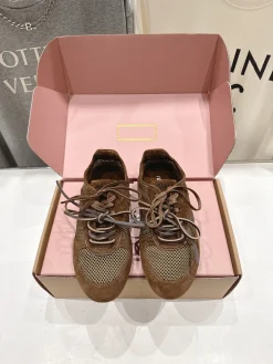 Alternative view of MIU MIU Sneakers & Trainers Suede-Mesh (Brown) EU35-39 C00202606032548129