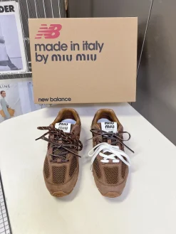 Alternative view of MIU MIU Sneakers & Trainers Suede-Mesh (Brown) EU35-40 B90202606032592129