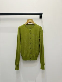 MIU MIU Sweaters & Knitwear Cashmere-Wool (Green) S-M-L B95202606011640129
