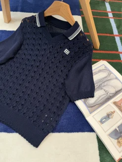 Alternative view of MIU MIU Sweaters & Knitwear Cotton (Dark blue) S-M-L C05202606011828129