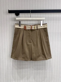 MIU MIU Trousers & Shorts Cotton (Khaki) S-M-L B75202606011786119