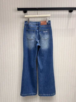 Alternative view of MIU MIU Trousers & Shorts Denim (Blue) S-M-L B25202606011747109