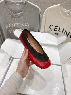 MM6 Flats & Loafers Leather (Red-Black) EU35-42 C00202606032560129