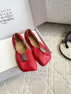 Alternative view of MM6 Flats & Loafers Leather (Red) EU35-39 B60202606032563119