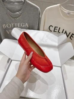 MM6 Flats & Loafers Leather (Red) EU35-42 C00202606032564129