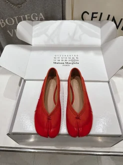 Alternative view of MM6 Flats & Loafers Leather (Red) EU35-42 C00202606032564129