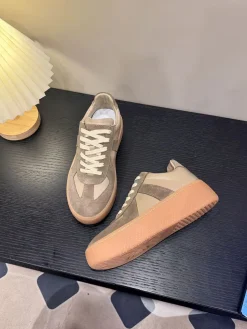 Alternative view of MM6 Sneakers & Trainers Leather-Suede (Beige-Grey-Pink) EU35-40 B50202606032446119