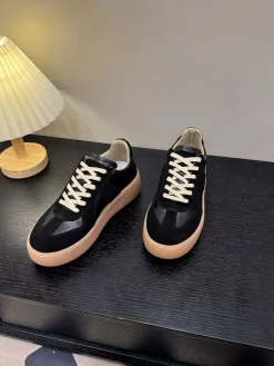 Alternative view of MM6 Sneakers & Trainers Leather-Suede (Black-Beige) EU35-40 B50202606032579119