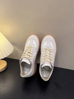 Alternative view of MM6 Sneakers & Trainers Leather-Suede (White-Brown) EU35-40 B50202606032578119