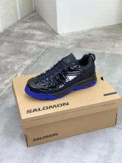 MM6 Sneakers & Trainers Patent Leather (Black-Blue) EU35-45 C50202606032580149