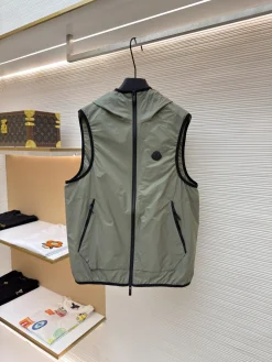 MONCLER Coats & Jackets Nylon (Green-Black) 1-4 B35202606131105119