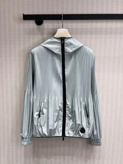 MONCLER Coats & Jackets Polyester (Silver) S-L C55202606011806149