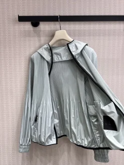 Alternative view of MONCLER Coats & Jackets Polyester (Silver) S-L C55202606011806149