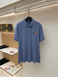 MONCLER Shirts & Polos Cotton (Blue) S-XL A3520260613044089